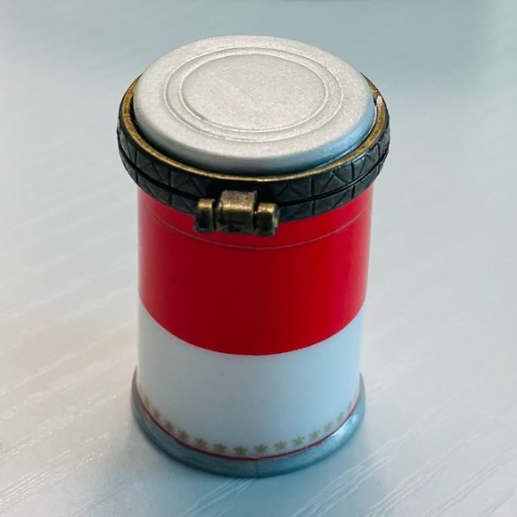 Vintage "1999" Campbells Tomato Soup Tiny Porcelain Hinged Box - Picture 5 of 12